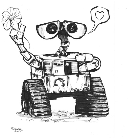 Wall e Drawing Simple Today 39 s Drawing Wall e